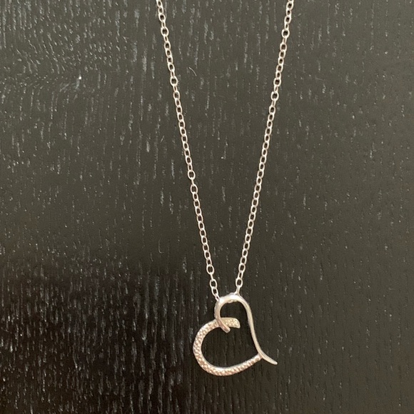 Sterling Silver Heart Pendant - Picture 2 of 3